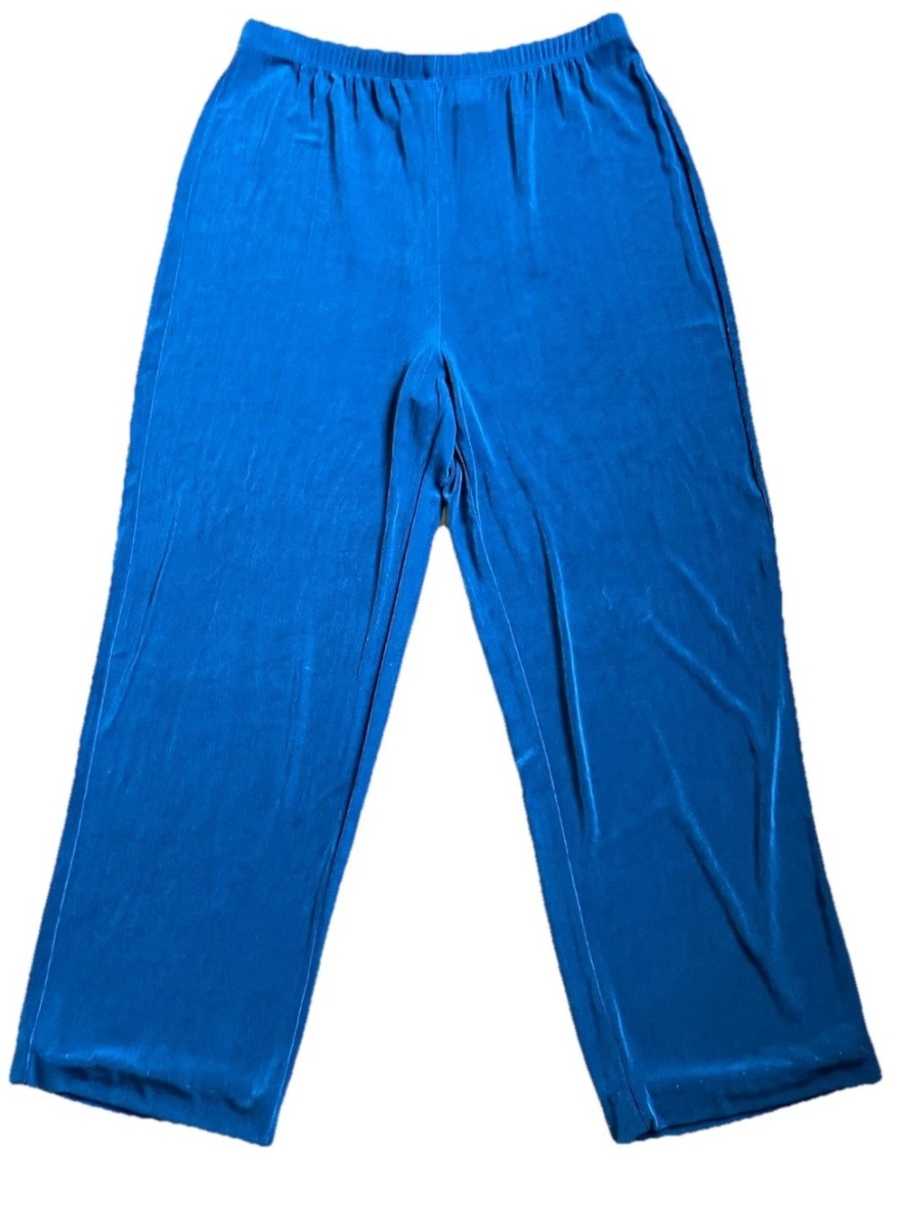 Chico's Travelers Slinky Short Cropped 24”Pants Straight/wide Leg Comfort 1/M